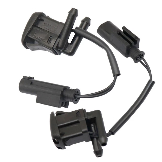 2PCS FOR BMW E39 5Series Windshield Washer Nozzle Heated Dual Inlet