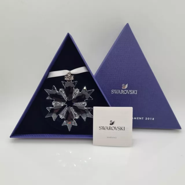 Swarovski Weihnachtsstern 2018 groß klar Christmas Ornament Stelle 5301575