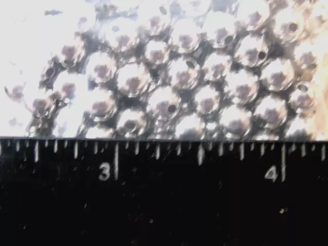 25 * 1/4" Solid Nickel plated brass Beads U.S. Made for * Muskie & Pike lures *