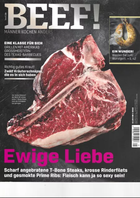 Beef! Nr. 71, 5/2022 - Koch- und Grillzeitschrift für Männer