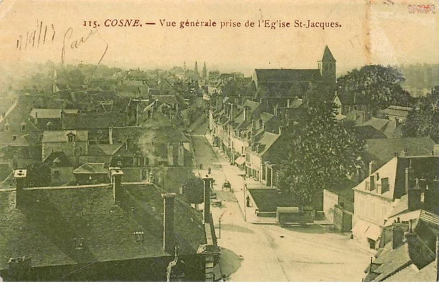 58 - COSNE - SAN24415 - Vue Générale Prise de l'Eglise St Jacques