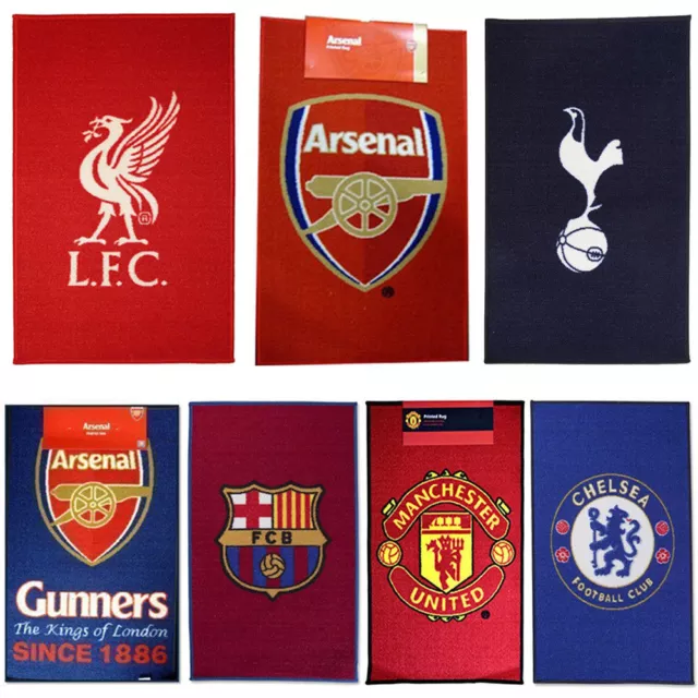 Football Club Team Rugs Chelsea, Barcelona, Arsenal & More New 100% Official