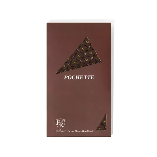 Pochette Uomo Da Taschino Quadrato In Seta Italy Design Ph/6710541/M