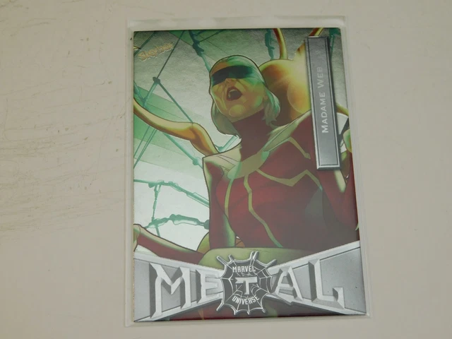 2022 Spider-Man Marvel Metal Base Card You Pick Complete Your Set 1-100