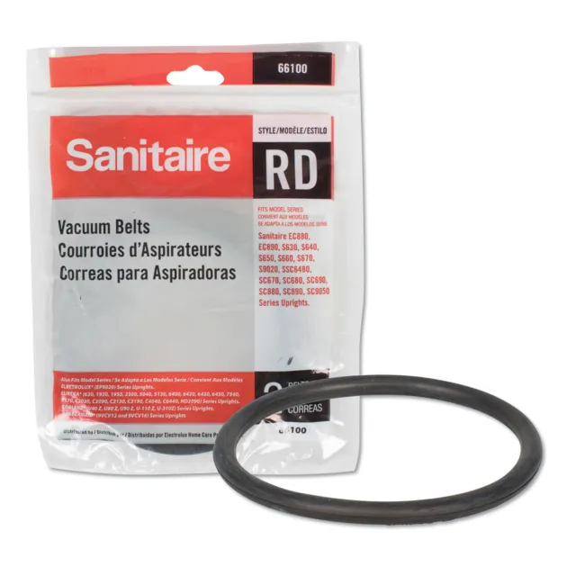 Sanitaire Replacement Belt for Upright Vacuum Cleaner, RD Style, 2/Pack