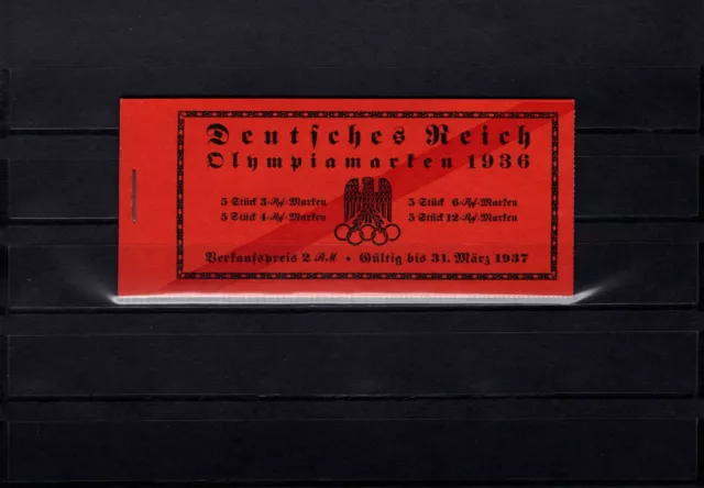 Dt. Reich 1936, Markenheftchen Nr. 42.2, postfrisch mit Fotoattest
