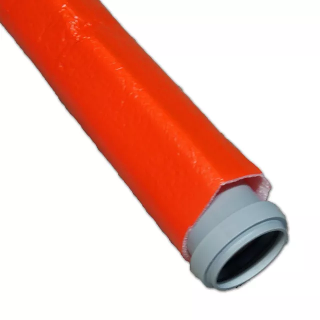 Schutzschlauch PE 10m rot Rohrisolierung | Isolierschlauch Abfluss | 4mm Dämmung 2