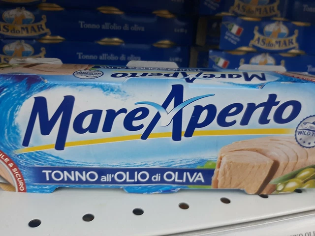 MARE APERTO TONNO Al olio d' OLIVA GR 80X3