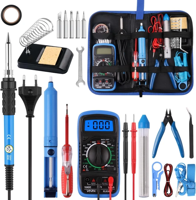 Kit Saldatore 60W Regolabile - Set Completo Per Riparazioni Fai Da Te - Foto 1