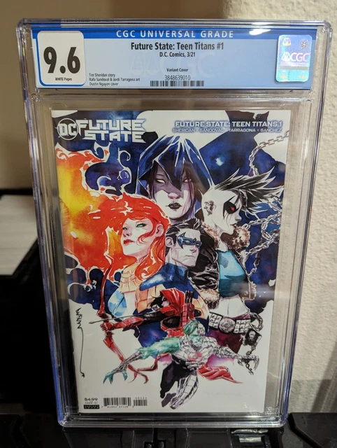 Future State Teen Titans #1 CGC 9.6 NM+ WHITE Pages 1ST FIRST APPEARANCE RED X