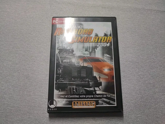 Trainz Railroad Simulator 2004 PC - Jeu Complet En Français - Notice Incluse