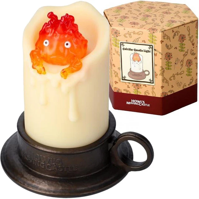 STUDIO GHIBLI HOWL'S Moving Castle Calcifer Candlelight lamp Anime New