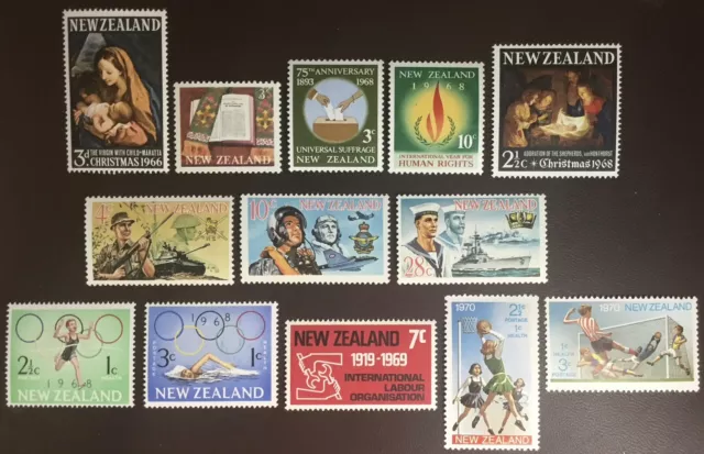 New Zealand 1966-70 Commemorative Sets MNH