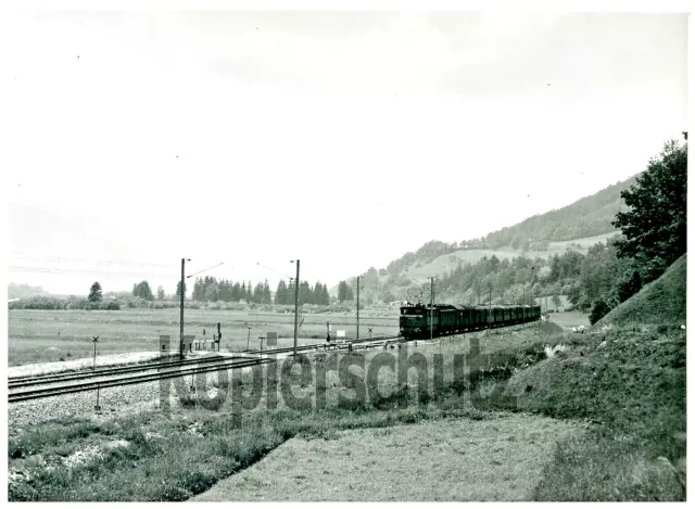E-Lok Foto 18x24cm - DRB E22.1 (1670) im Unterinntal, 1940