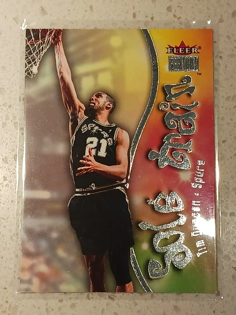 2000-01 Fleer Premium Tim Duncan Sole Train #14 ST San Antonio Spurs