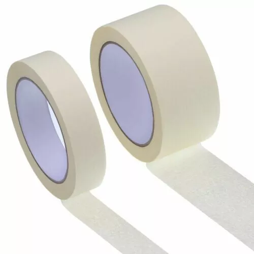 GENERAL MASKING TAPE 50MM - 25MM X 50M DIY CRAFT PAINTER EASY TEAR Fast Delivery