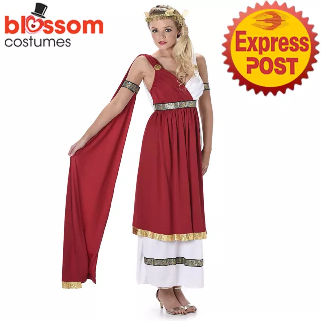 CA2068 Roman Empress Goddess Athenian Toga Egyptian Greek Fancy Dress Up Costume