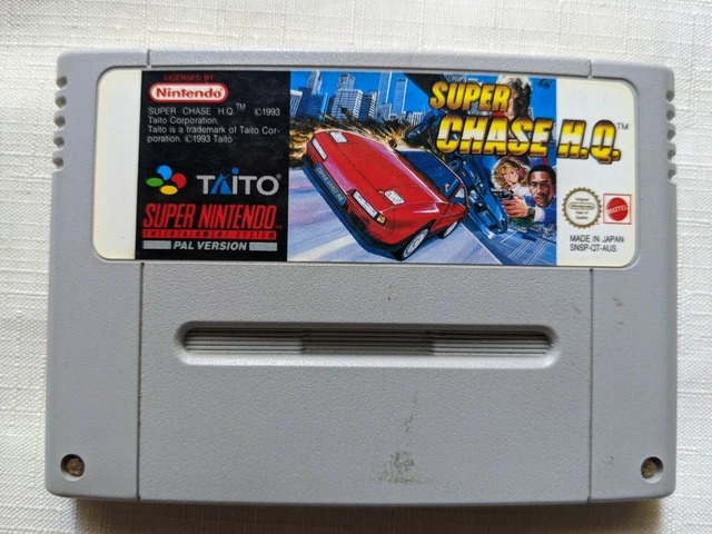 SUPER CHASE HQ RARE super nintendo SNES Game Free post Aus seller