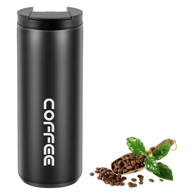 19 oz Stainless Steel Insulated Tumbler Travel Mug For Hot Cold Coffee With Lid