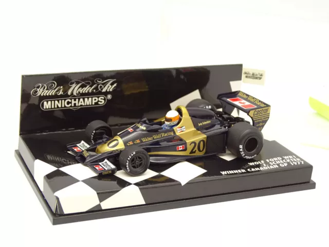 Minichamps 1/43 - F1 Wolf Ford WR1 Scheckter winner Canadian GP 1977