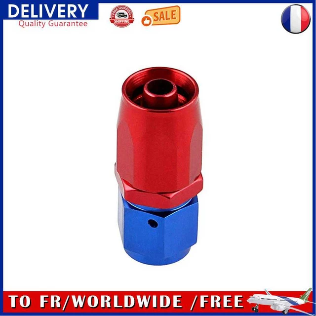 AN6 Aluminum Swivel Hose End Fitting Adapter for Oil Fuel Line (0 Degree)