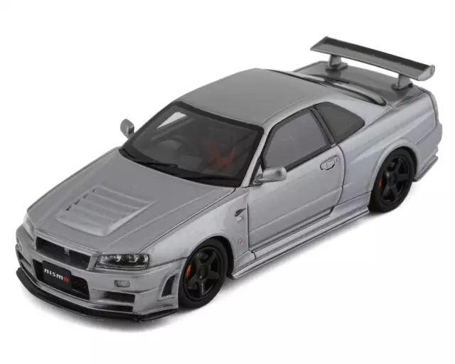 KYOSHO NISSAN SKYLINE GTR R34 NISMO 1/43 Resin Model (Grey