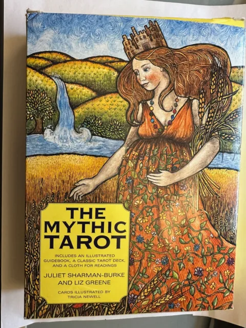 The Mythic Tarot Card Deck Guidebook and Cloth for Reading. Greene Sharman-Burke