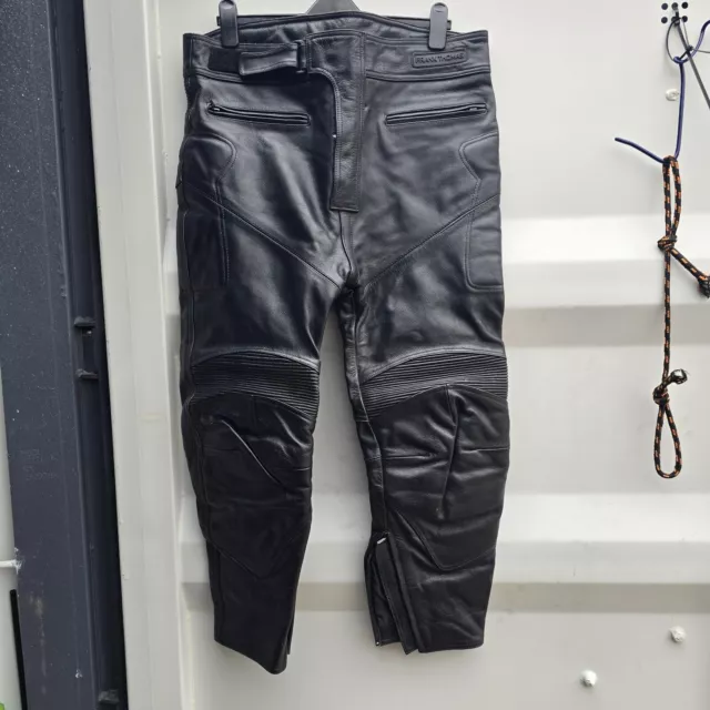 Frank Thomas Leather Motorcycle Trousers