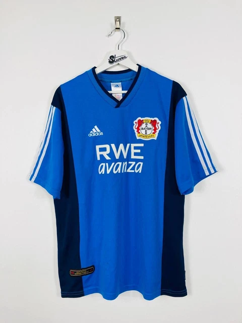 BAYER 04 LEVERKUSEN 2001/2003 AWAY FOOTBALL SHIRT FUßBALL TRIKOT SOCCER JERSEY