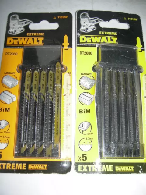 dewalt elu 2x packs t jigsaw laminate Blades dc330 dcs331 st84e st84 dw333 bosch