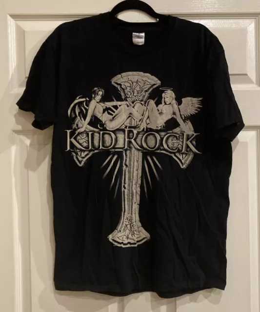 Kid Rock T-Shirt 2008 Rock N Roll Revival Tour Black Size Large