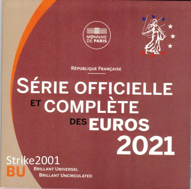 Euro FRANCIA 2021 in Folder Ufficiale