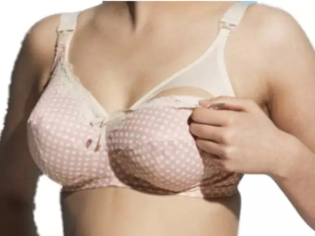 Reggiseno infermieristico Freya Emily rosa pallido 32D senza fili coppe a goccia per allattamento al seno a macchie