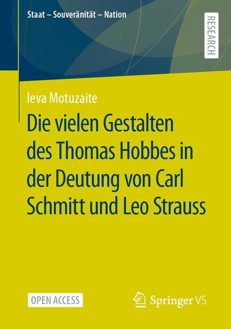Die vielen Gestalten des Thomas Hobbes in der Deutung von Ca ... 9783658388041