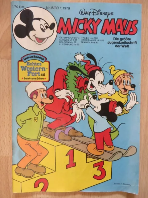 Micky Maus Nr. 5 vom 30.01.1979 mit Schnipp von Walt Disney