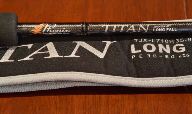 Excellent ++ condition Phenix Titan Long fall 710h jigging rod