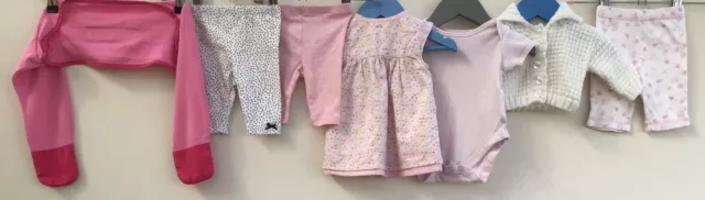 Baby Girls Bundle Of Clothing Age 0-3 Months Mothercare George Disney TU