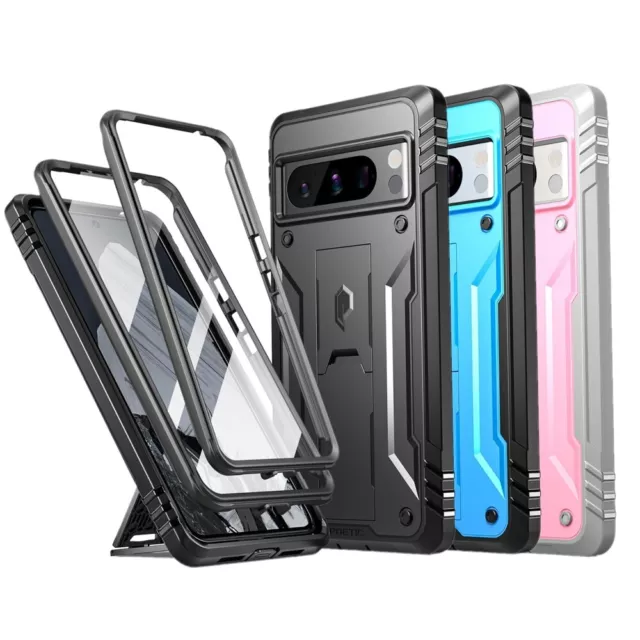 For Google Pixel 8 Pro / Pixel 8 Case | Poetic Kickstand Shockproof Rugged Cover