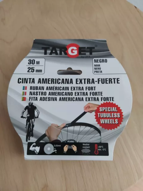 TARGET CTN3025 Felgenband Tubeless - 30 Metres x 25 mm