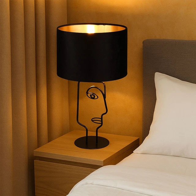 Lampe De Table RIALES En Porcelaine Blanche - Hauteur 42cm - État Neuf