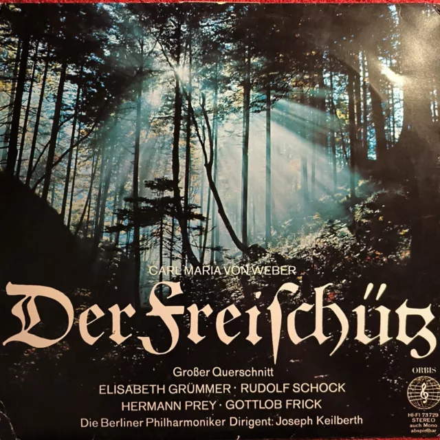 A1389/ Carl Maria von Weber - Der Freischütz Vinyl LP