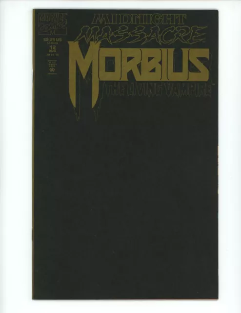 Morbius Living Vampire #12 Comic Book 1993 VF Gregory Wright Marvel