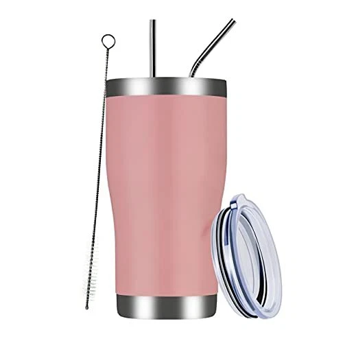 MEWAY 20oz Stainless Steel Tumbler,Vacuum Insulated Coffee Cup Tumblers with ...