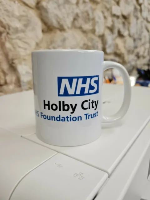 Holby City NHS Trust logo mug cup TV Casualty