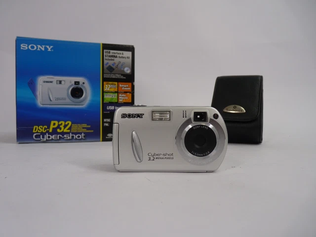 Sony Cyber-shot DSC-P32 3,2 megapixel fotocamera digitale (argento) - Tamigi Hospice