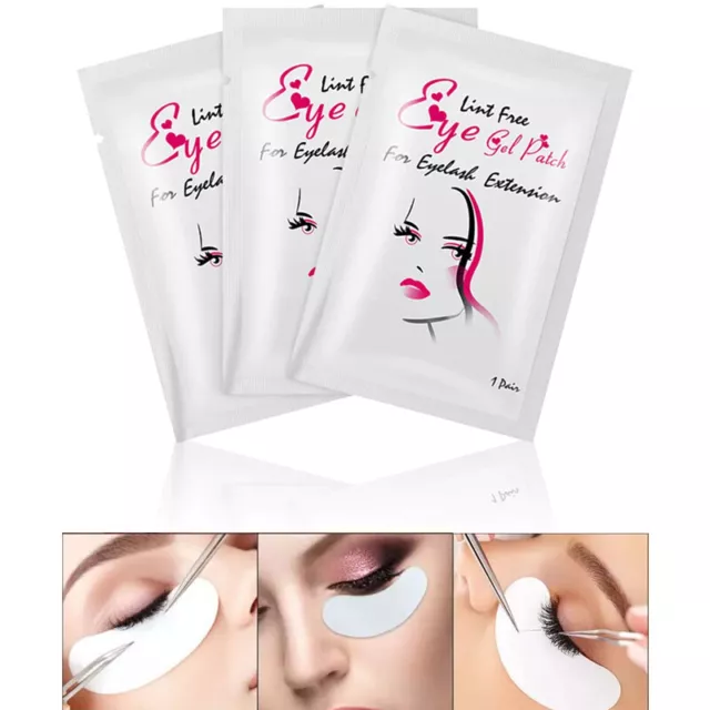 Eyelash Lash Extensions Under Eye Gel Pads Lint Patches Makeup Salon 1-200 UK