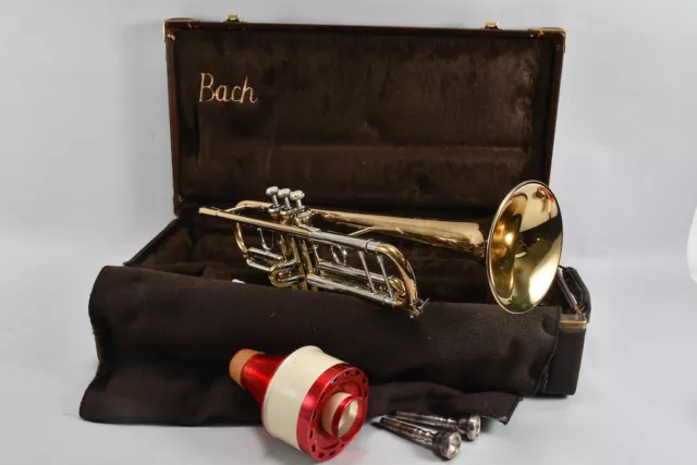 B56J02- Trompete Bach Stradivarius Model 37, 339310, mit Koffer und Zubehör