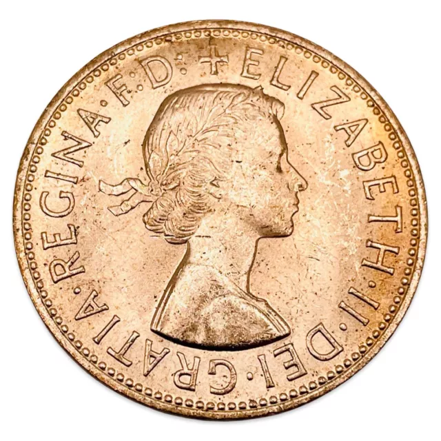 1967 Great Britain Penny - Elizabeth II - BU #GB11204S