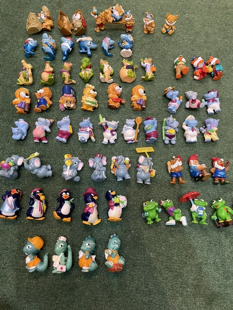 VINTAGE KINDER EGG TOYS BUNDLE COLLECTABLE 60 PIECES 80 s 90 s 65 99 vintage-kinder-egg-toys-bundle-collectable-60-pieces-80-s-90-s-65-99