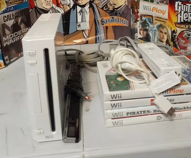 Nintendo Wii console + games Gamecube Compatible Bundle